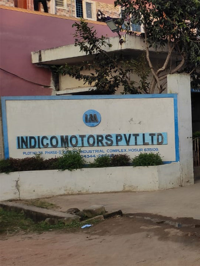 Indico Motors Branch Office Tamil Nadu